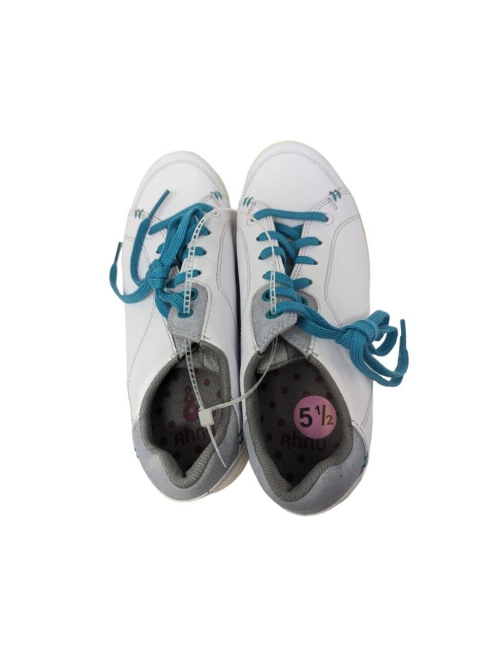Ahnu Womens Noe Powder White Leather Tennis Shoes Sneakers Trainers Size 7 - Picture 4 of 6